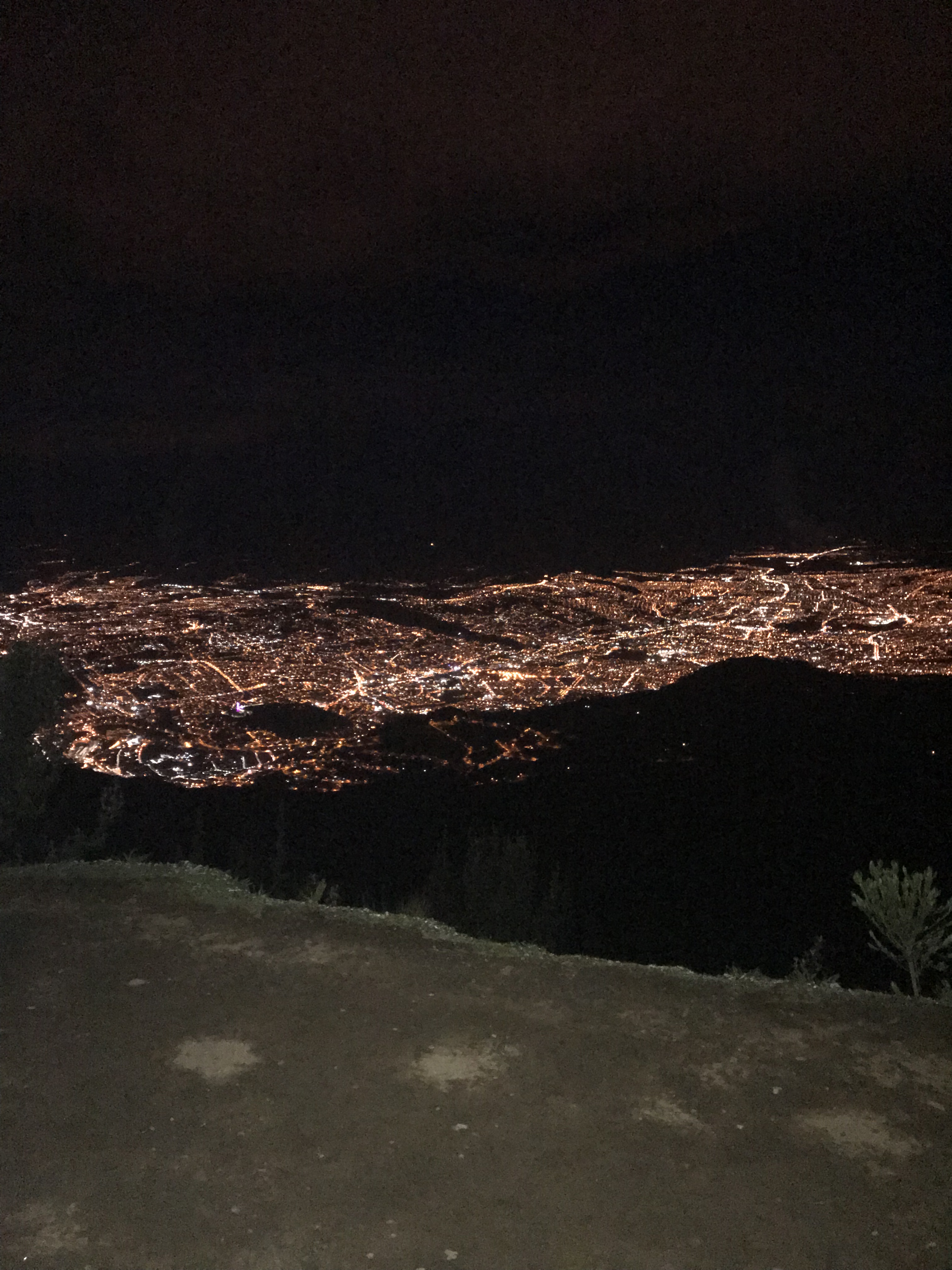 Quito, Ecuador at night